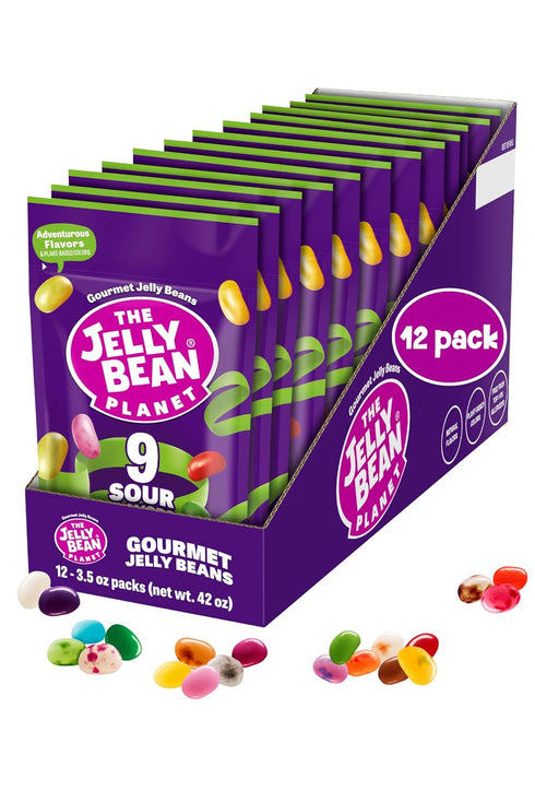 The Jelly Bean Planet, Sour Jelly Beans Grab Bags - 12 Pack