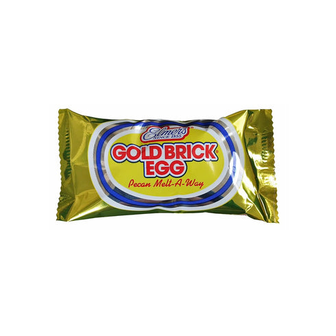 Elmer Chocolate Pack 12 Elmer Gold Brick Eggs - of - Milk Chocolate Covered Pecan Melt Aways - Perfect for Friends