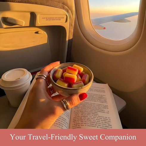 25 ANDY ANAND CHOCOLATIER Sugar Free Rhubarb & Custard Hard Candy Boiled in Copper Kettle for that unique taste, Flown