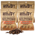 HowdySnax Biltong Chili Bites 4 Pack (16oz Total) Bulk Spicy Beef Snack