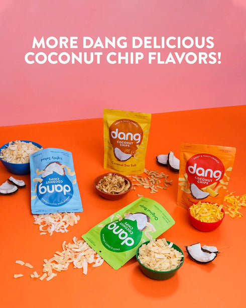 3.17 (Pack 6)) Dang Toasted Coconut Chips | Vegan, Gluten Free, Non GMO, Healthy Snacks Made with Whole Foods (Lightly