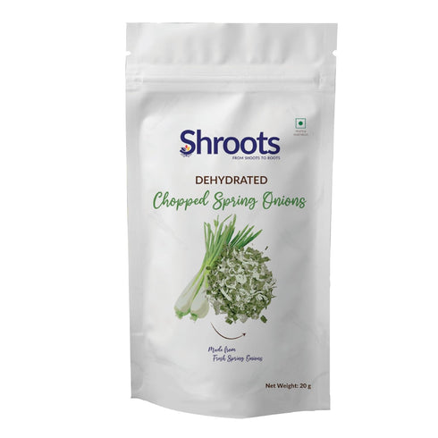 SHROOTS Dehydrated Green Spring Onion Flakes Air Dried Dehydrated Vegetable, 20g (0.7oz,