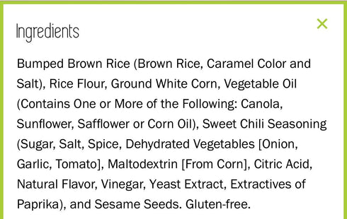 155G, 12 Pack Riceworks Gourmet Gluten-Free Rice Chips - Organic Healthy Snack - (Sweet Chili)