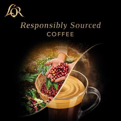 L'OR 50 Count DECAF Espresso Capsules, DECAF Ristretto, Single-Serve Aluminum Coffee Capsules Compatible with the