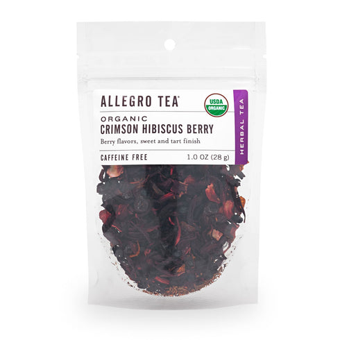 Allegro Organic Crimson Hibiscus Berry Tea - Loose Leaf, 1 oz