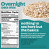 15 oz (10 Easy Morning Overnight Oatmeal Mix, Organic Ingredients, Naturally Gluten-Free, No Sugar Added, Soak and Go