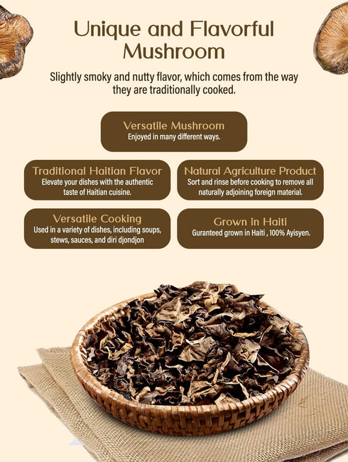 100% AYISYEN 2 Oz Djon Djon - - Grown in Haiti