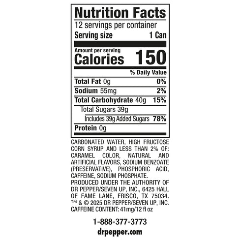 12oz 12pk Dr. Pepper Blackberry