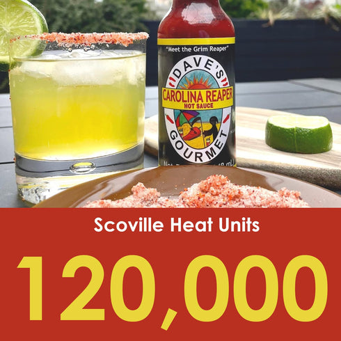 5oz (Pack 2) Dave's Gourmet Carolina Reaper Hot Sauce - Insanely Hot & Bold Flavor - Carolina Hot Pepper - Ideal
