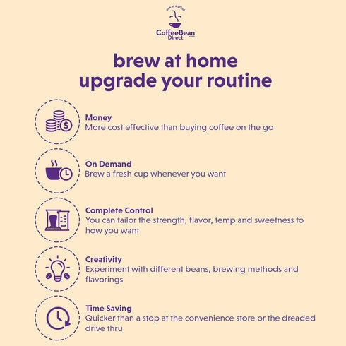 1 (Pack 1) Coffee Bean Direct French Vanilla Flavored, Whole Bean Coffee, Rich Vanilla Taste, Light Roast, Pound Bag