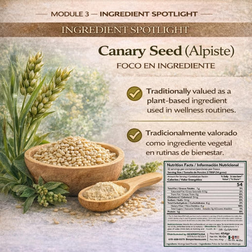 (16oz) 100% Leche de Alpiste POLVO Canary Seed Milk/ Powder Natural Suplemento Alimenticio