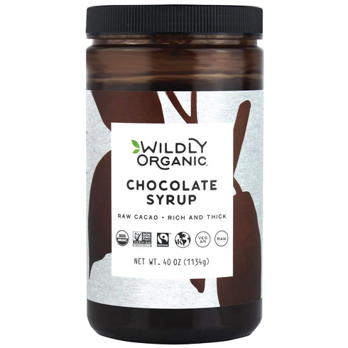 Wildly Organic Chocolate Syrup 40 Oz, 2.5 lbs - Organic, Fair Trade,