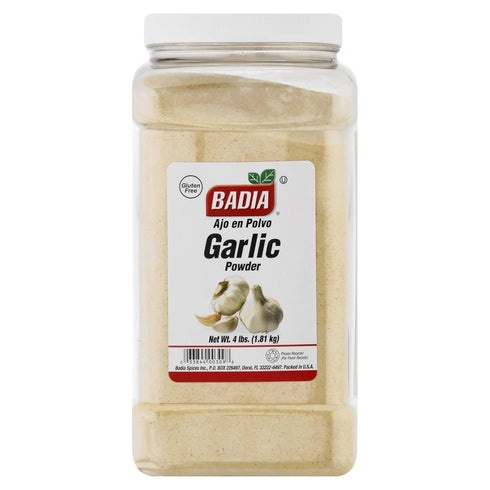 Badia Garlic Powder, 4 Pound Premium Garlic Powder for Cooking, Seasoning &