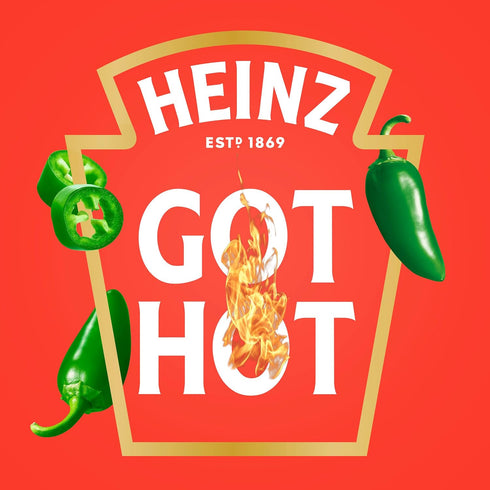 14 oz Heinz Tomato Ketchup Blended With Jalapeno, Squeeze Bottle