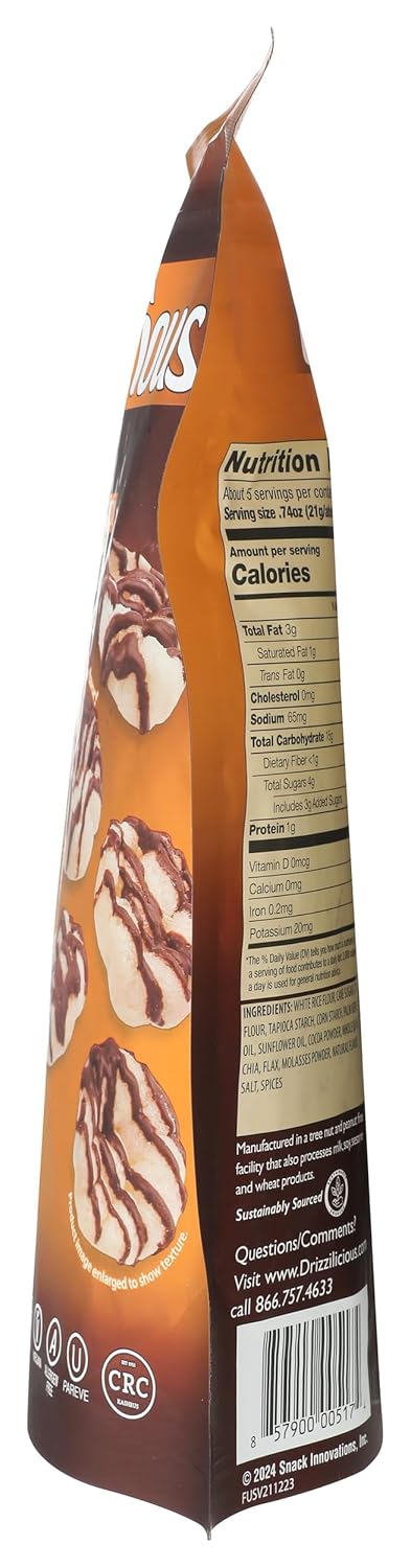 4 OZ DRIZZILICIOUS S'more's Bites Mini Rice Cakes