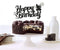 Glitter Gym Theme Birthday Cake Topper, Black Weight Lifting Cupcake Toppers for Fitness Party Decoration