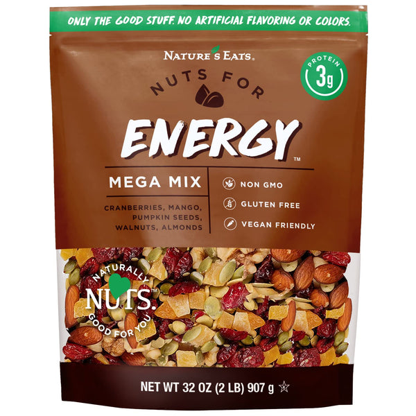 Nature's Eat Mega Trail Mix - Mix Dried Fruit - Gluten Free