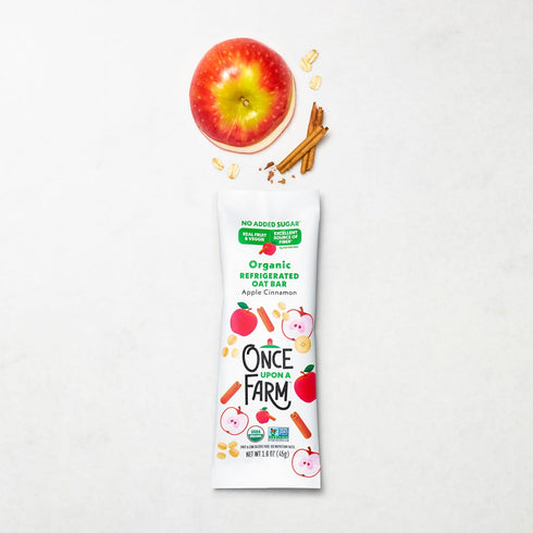 Bar,1.6oz Once Upon a Farm Organic Apple Cinnamon Refrigerated Oat Kids'