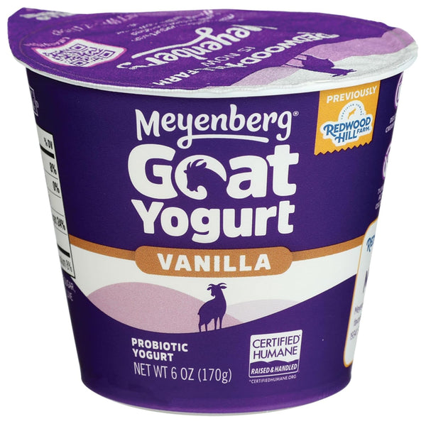 Meyenberg, Vanilla Goat Milk Yogurt, 6 Ounce