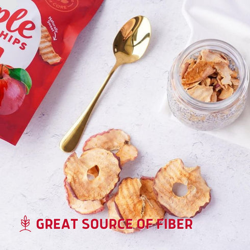 Simple Slices Gourmet Nut Baked Apple Chips (Red Apple) - 0.75 Ounce (Pack of 8 Bags)