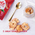 Simple Slices Gourmet Nut Baked Apple Chips (Red Apple) - 0.75 Ounce (Pack of 8 Bags)