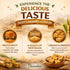 1 lb (450g), Danodia Foods Organic Snackable Jaggery Bites Pure & Natural, No Additives Sweetener, Vegan & Gluten-Free