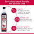 16.9 Oz (Pack 1) De La Rosa Organic Red Wine Vinegar, Raw & Unfiltered, Kosher for Passover, Vegan, Non-GMO & Gluten