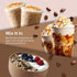 2.2 lbs (1 Soeos Coffee Flavored Coconut Jelly Strips, Kg), Coffee Coconut Jelly for Boba Tea, Sweet and Chewy Tropical