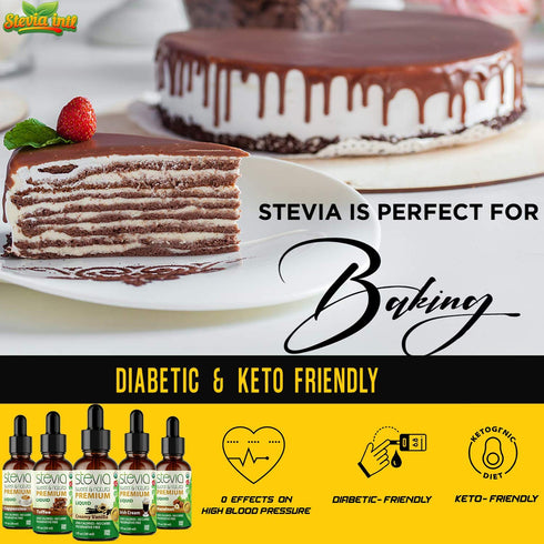 (Pack 5) 5 0 0 (1oz) Stevia Intl - of Coffee Lovers Bundle with Flavors. Stevia Liquid Drops. All Naturally Sweet