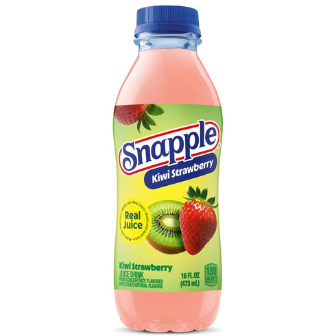 16 oz 6 pack Snapple Kiwi Strawberry Juice Drink, fl recycled plastic bottle