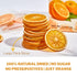 5.29oz 6g 7cm 26 Dried Orange Slices for Cocktails Dehydrated Orange Slices, Large Center-Cut Dried Citrus Slice