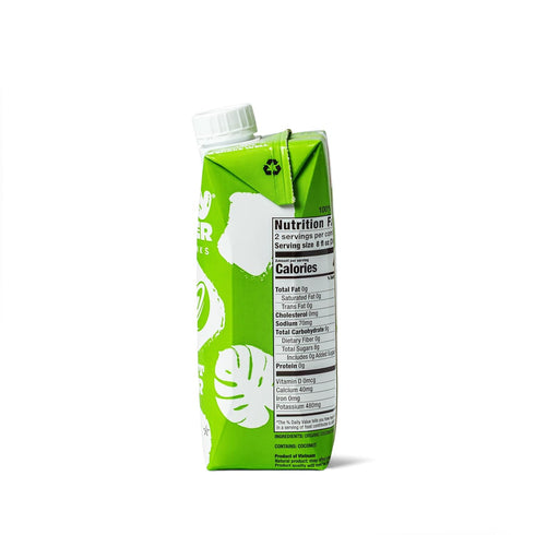 16.9 Oz Pack 12 Groovy Glacier Coconut Water - Premium Quality Coconut Water - Fl
