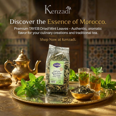 50g TAYEB Dried Mint Leaves - Premium Quality, Aromatic Culinary Herb for Cooking & Tea