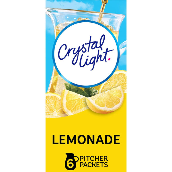 Crystal Light Lemonade Naturally Flavored with other natural flavor Powdered Drink Mix,