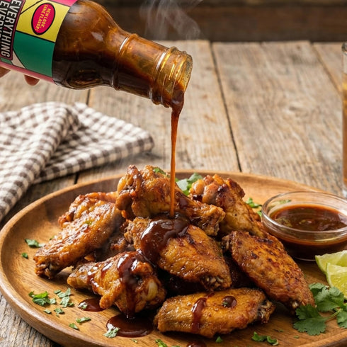 10.05 Oz (Pack 1) Dave's Gourmet Everything Everyday Caribbean-Style Jerk BBQ Sauce, Bottle of - Vegan & Gluten-Free