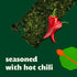 0.14 (Pack 12) Bibigo Seaweed Crisps, Hot Chili, Ounce