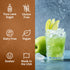 25.4 oz, Syruvia Green Apple Syrup, Flavored Syrup for Drinks, Cocktails, Lemonades, Iced Teas, and Desserts fl