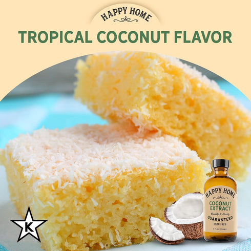 4 oz. Happy Home Premium Natural Coconut Flavor - Certified Kosher