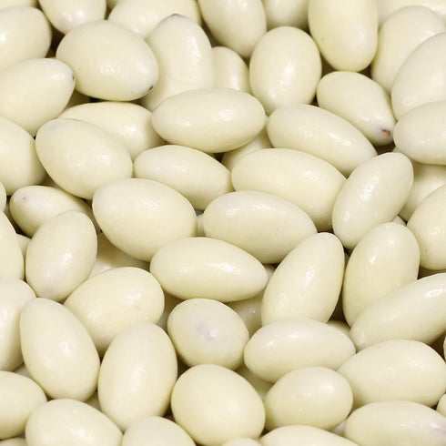 Gourmet White Chocolate Covered Almonds by Its Delish, 5 lbs Bulk |