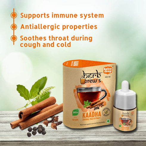Spice Drop Immunity Booster Kaadha Extract – Authentic Indian Herbal Mix for Better Immunity