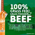 100% 30 1oz (12ct) Mission Meats Beef Sticks Grass Fed & Pasture Raised, Sugar Free, Individually Wrapped Healthy