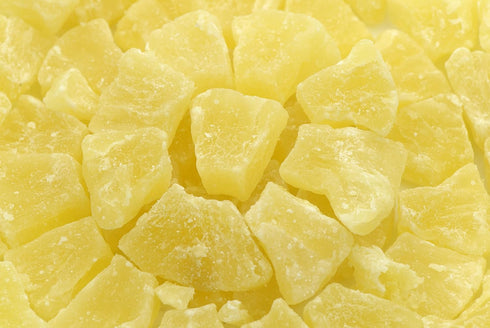 24oz Dried Pineapple Tidbits (Chunks) - Dried Pineapple Tidbits Best for Snacking & Baking Lightly Sugar Coated, Low