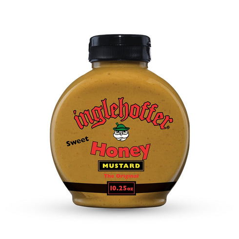 Inglehoffer Original Sweet Honey Mustard 10.25 oz, Tangy-Sweet Mustard Made with Real