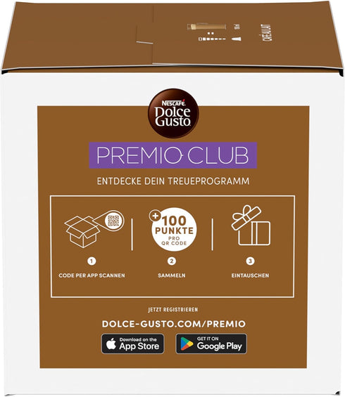 Pack 6, 6 16 Nescaf Dolce Gusto Caf au lait, of x Capsules