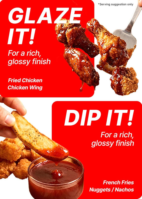 7.1 lb (3.2 TBK THEBORN Korean Fried Chicken Glaze, Sweet and Spicy Gochujang Coating for Crispy Fried Favorites