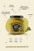 9.9 oz (Pack 3) Perfect Choice Green Asparagus Bruschetta - Delicious Bruschetta Bread Spread - Ready-to-serve Dip