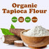 4 Food to Live Organic Tapioca Flour, Pounds Non-GMO Finely Ground Tapioca Starch. Wheat and Rice Flour Substitute. All