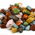1 (Pack 1) Chocolate Rocks Kidu Candy Bulk Candy Coated Edible Rock Chunks for Cake Decorating Resealable Bag, Pound