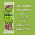 40 4 (40g Pack 12) South Snacks Crunchy Pistachio Bar, Just Ingredients, Touch of Honey Bar