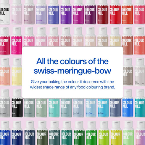 20 Colour Mill Oil-Blend Food Coloring, Milliliters - Lavender